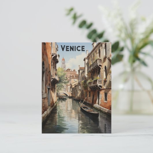  Briefkaart Venetië (Staand voorkant)
