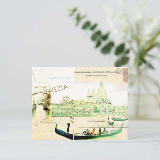 Briefkaart Venezia (Staand voorkant)