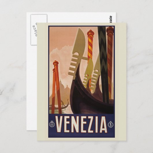 Briefkaart Venezia (Voorkant / Achterkant)