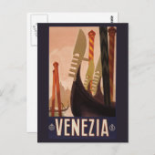 briefkaart  Venezia (Venetië) Italië (Voorkant / Achterkant)