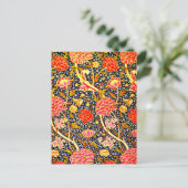 Briefkaart- verbinding/Mode-William Morris 17 Briefkaart (Staand voorkant)