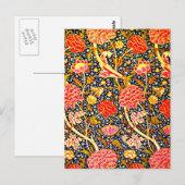 Briefkaart- verbinding/Mode-William Morris 17 Briefkaart (Voorkant / Achterkant)