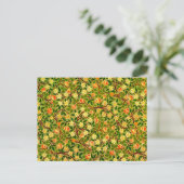Briefkaart- verbinding/Mode-William Morris 7 Briefkaart (Staand voorkant)