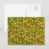 Briefkaart- verbinding/Mode-William Morris 7 Briefkaart (Voorkant / Achterkant)