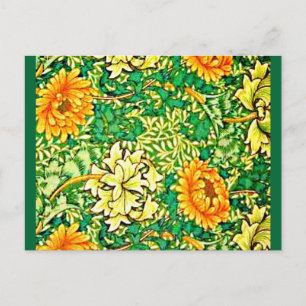 Briefkaart- verbinding/Mode-William Morris 8 Briefkaart