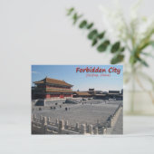 Briefkaart Verboden stad (Staand voorkant)