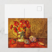 Briefkaart verbrand Oranje Shell (Voorkant / Achterkant)