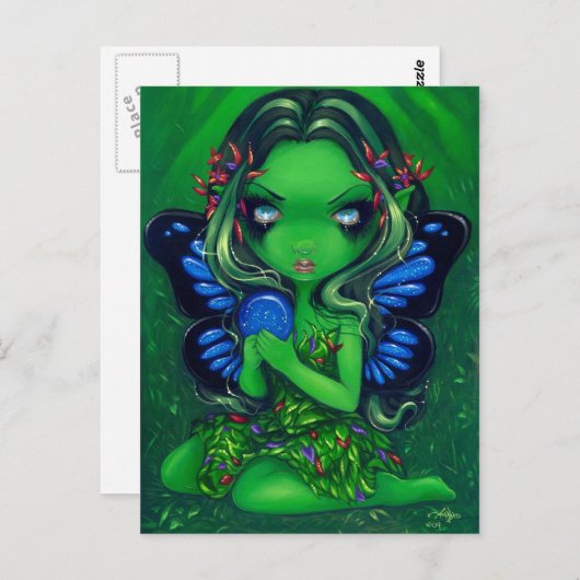 briefkaart "Verdant Green" (Voorkant / Achterkant)