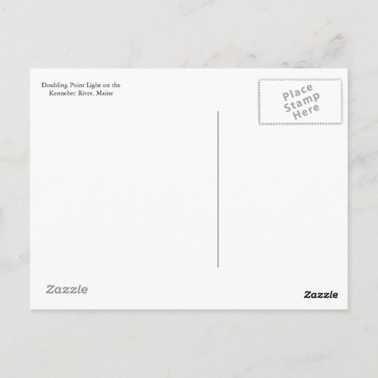 Briefkaart verdubbelend punt (Achterkant)