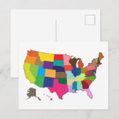 Briefkaart Verenigde Staten van Amerika (Voorkant / Achterkant)
