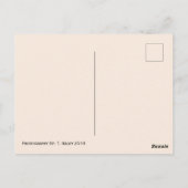 Briefkaart vergeten nummers (Achterkant)