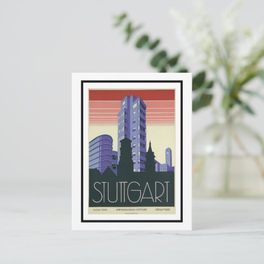 Briefkaart - Verkehrsverein Stuttgart (Staand voorkant)