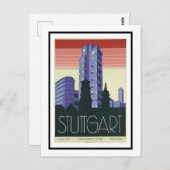 Briefkaart - Verkehrsverein Stuttgart (Voorkant / Achterkant)