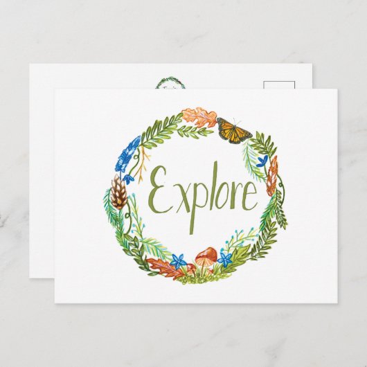 Briefkaart verkennen (Voorkant / Achterkant)