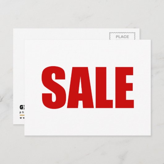 BRIEFKAART VERKOOP (Voorkant / Achterkant)