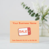 Briefkaart Verkoop adverteren (Staand voorkant)