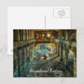 Briefkaart verlaten fabrieksafval (Voorkant / Achterkant)