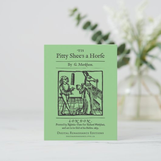 Briefkaart verloren spellen #1 (Staand voorkant)