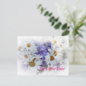 Briefkaart Verloving van Daisies Summer Wedding (Staand voorkant)