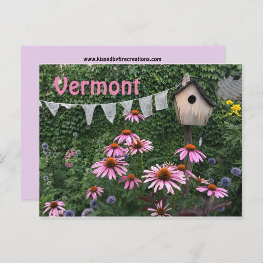 Briefkaart Vermont (Voorkant / Achterkant)