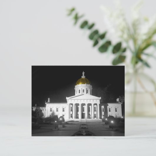 Briefkaart Vermont State House (Staand voorkant)