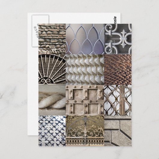 Briefkaart Verona Texture (Voorkant / Achterkant)