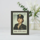 Briefkaart  verpleegkorps (Staand voorkant)