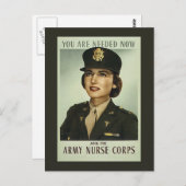 Briefkaart  verpleegkorps (Voorkant / Achterkant)