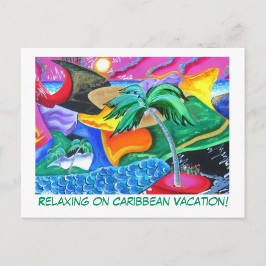 Briefkaart - Versoepeling van de Caribische Vacati (Voorkant)