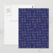 Briefkaart Verticale Sjabloon (Voorkant / Achterkant)