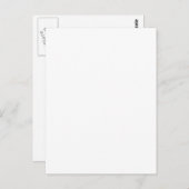 Briefkaart Verticale Sjabloon (Voorkant / Achterkant)