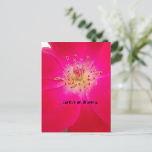 Briefkaart verticale Sjabloon - Gepersonaliseerd (Staand voorkant)