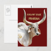 Briefkaart verticale Sjabloon - Gepersonaliseerd (Voorkant / Achterkant)