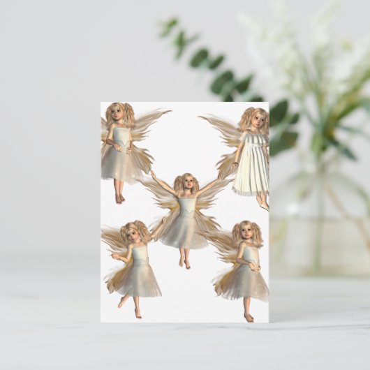 Briefkaart verticale Sjabloon - Gepersonaliseerd (Staand voorkant)