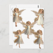 Briefkaart verticale Sjabloon - Gepersonaliseerd (Voorkant / Achterkant)