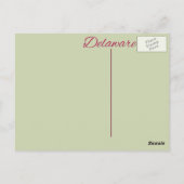 Briefkaart - VERTRAGING (Achterkant)