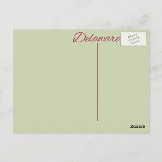 Briefkaart - VERTRAGING (Achterkant)