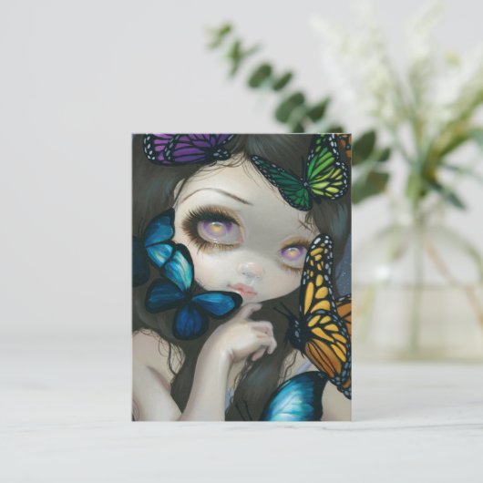 briefkaart "Verwardheid van het Wings" (Staand voorkant)