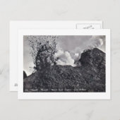 Briefkaart, Vesuvius Erupting Briefkaart (Voorkant / Achterkant)
