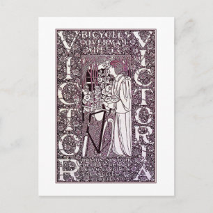 Briefkaart: Victor, Victoria Bicycles - Will Bradl Briefkaart