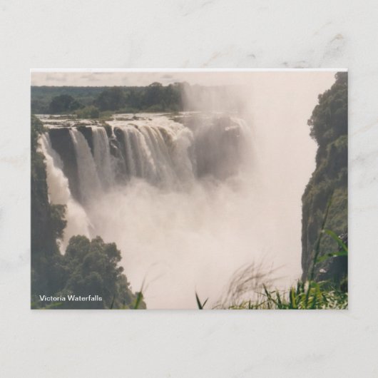 Briefkaart Victoria Waterval (Voorkant)