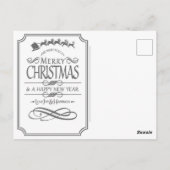 briefkaart " VICTORIAANS CHRISTMAS" (Achterkant)