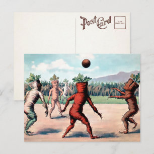 Briefkaart Victoriaans draagtaarten