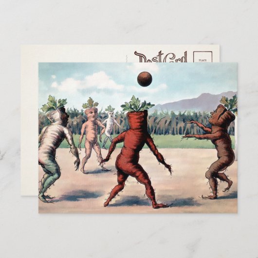 Briefkaart Victoriaans draagtaarten (Voorkant / Achterkant)