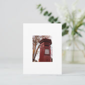 Briefkaart - Victoriaans Engelstalige postbus (Staand voorkant)