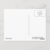 Briefkaart - Victoriaans Engelstalige postbus (Achterkant)