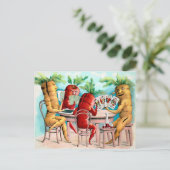 Briefkaart Victoriaans speelkaarten (Staand voorkant)