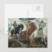 Briefkaart Vier Sperma van Apocalypse Viktor Vasne (Voorkant / Achterkant)