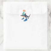 Briefkaart Vierkante Sticker (Tas)