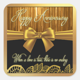 Briefkaart Vierkante Sticker